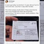 OVO JE DIGLO SVET NA NOGE! Objava na tviteru govori o smrti 13. godina starog dečaka koji je umro nakon druge doze Fajzera