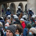 BRISEL: HAPŠENJA NA MASOVNOM PROTESTU PROTIV COVID TERORA