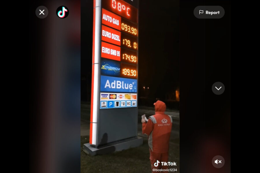  SRBIJA- SEVERNA KOREJA! Radnik pumpe kliče Vučiću zbog cene goriva (VIDEO)