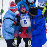 VAKCINA RADI? Norveška skijašica na Olimpijskim igrama samo pala na zemlju!