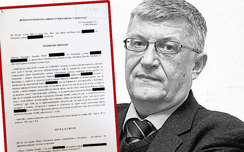  Procureo dokument u kojem se navodi da je stradali Ambasador Srbije u Portugalu, Oliver Antić ćerkicu (9) navodio na seks