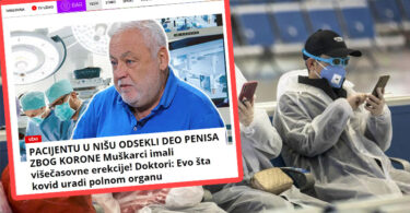 Ovo još niste videli! Mediji u Srbiji prevazišli sami sebe: Pacijentu u Nišu odsekli deo penisa zbog korone