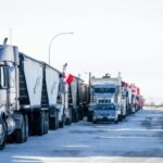 Kamiondžije blokirale i glavni granični prelaz između Kanade i Amerike