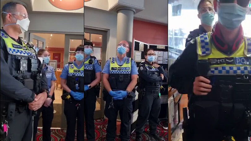  Pogledajte kako policija u Zapadnoj Australiji šikanira nevakcinisane građane