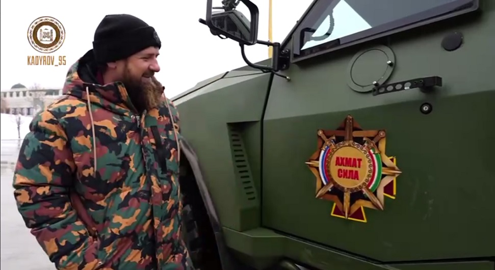  Ramzan Kadirov se pohvalio novim vojnim vozilima koje su čečenski specijalci zaplenili od Ukrajinaca