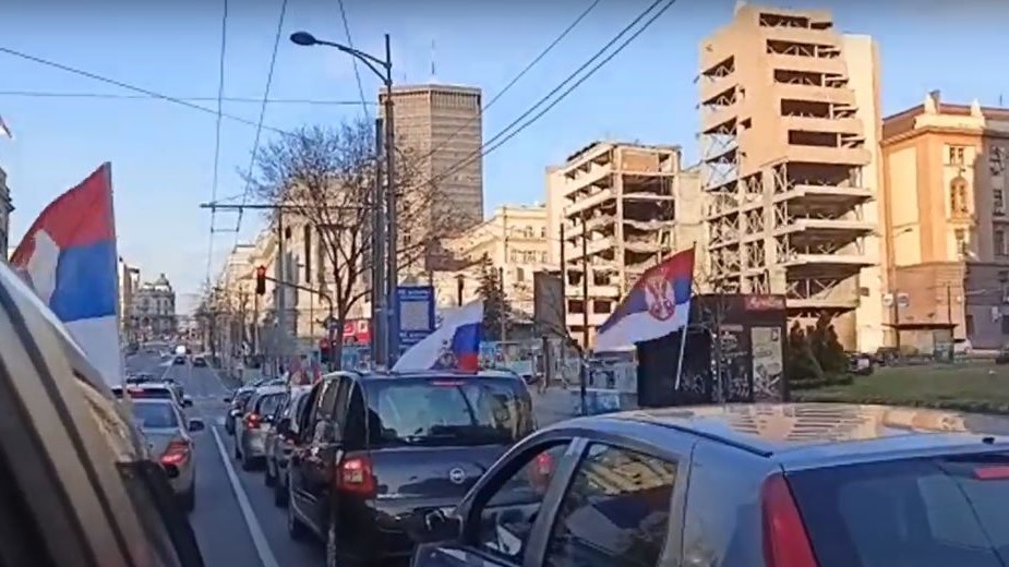  Skup podrške Rusiji u Beogradu (video, foto)