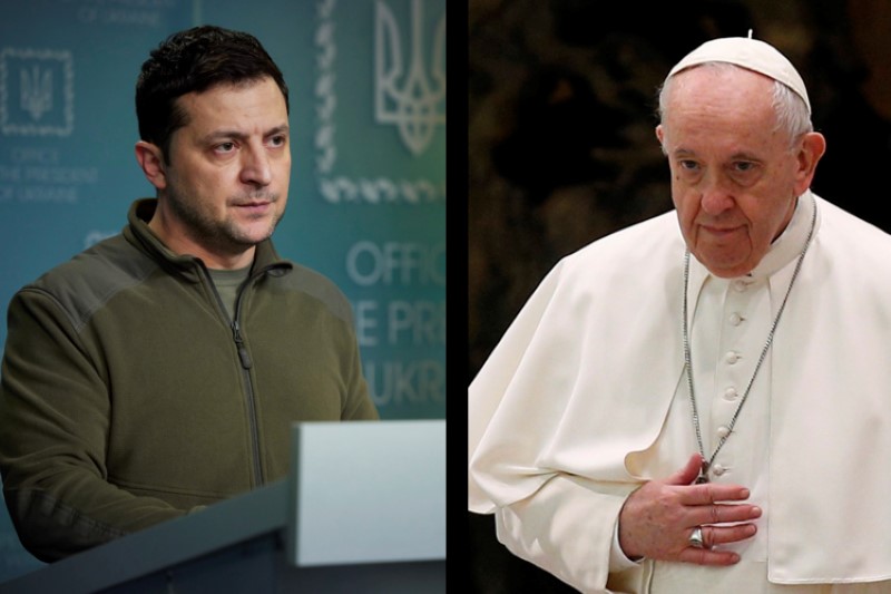  Zelenski pozvao papu da bude posrednik između Kijeva i Moskve