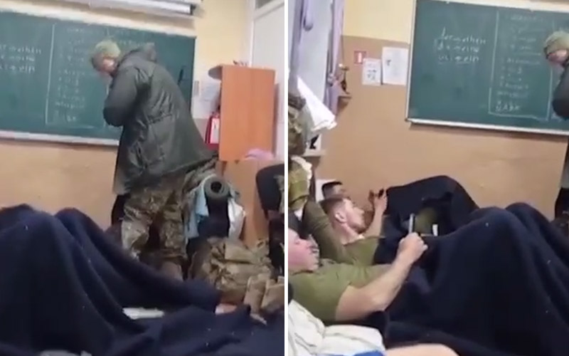  MEDIJI OVO SKRIVAJU! Isplivao video ukrajinskih nacionalista koji borave u školama i koriste ljude kao živi štit  (VIDEO)