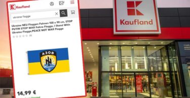 Nemački supermarket Kaufland nudi zastavu AZOVA po povoljnoj ceni