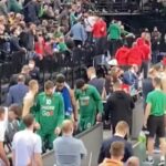 Pogledajte kako je policija izbacila navijače Zvezde iz dvorane u Kaunasu