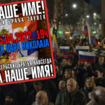 NOVI PROTEST U BEOGRADU! Za Rusiju - Protiv NATO-a i zapadnjačke diktature