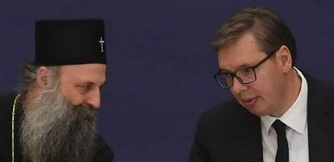  Uvek uz vlast! VRH Srpske Pravoslavne Crkve doslovno podržao Vučića u ŠIRENJU PANIKE kao i u eri KORONA HISTERIJE