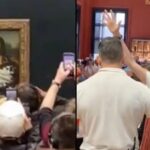 KLIMATSKI AKTIVISTA u sred Luvra pokušao šlagom da izmaže sliku Mona Lize- Mora da i ona zagađuje?! (VIDEO)