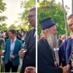 Vučić, Porfirije i ostali na proslavi Dana nezavisnosti u Američkoj ambasadi