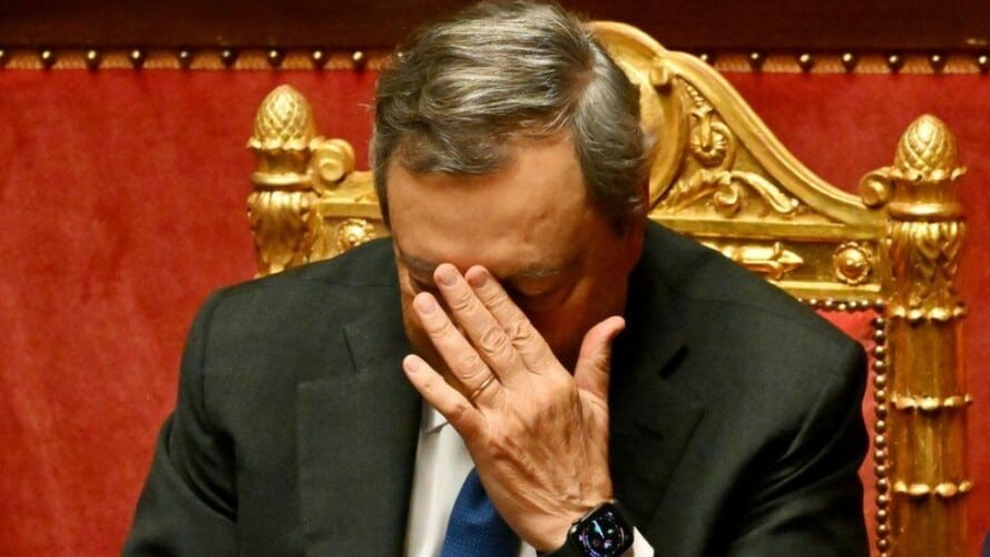  Najnovija vest: PADAJU EVROPSKE VLADE- Mario Dragi više nije premijer Italije