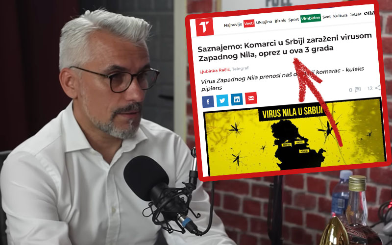  BOROJEVIĆ predvideo da će u Srbiji početi agenda virusa kojeg ŠIRE KOMARCI! (VIDEO)