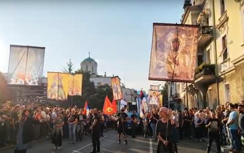  U Beogradu počela velika litija za spas Srbije i protiv najavljenog Europrajda