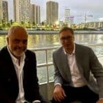 Braća po materi! Vučić uživa sa Ramom: Ponosan sam na prijateljstvo sa Albanijom (FOTO)