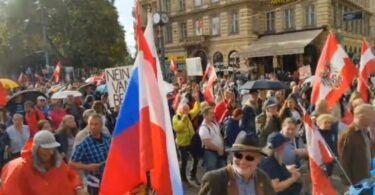 Mediji prećutali! Veliki protest protiv globalista u Austriji (VIDEO)