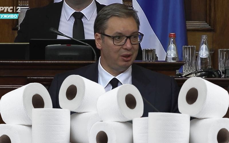  Za slučaj nestanka toalet papira- Vučić izjavio da piše memoare koje će izdati 2026/27
