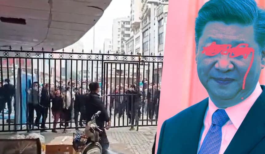 REVOLUCIJA U KINI? Si Điping na korak od izvođenja tenkova na ulice- Narod konačno ustao protiv COVID tiranije (VIDEO)