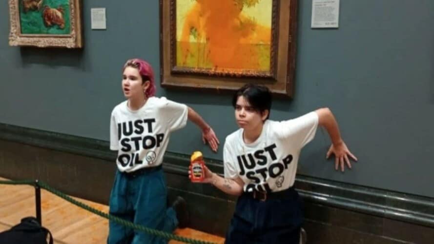 EKO AKTIVISTI opet šire LUDILO! Hteli da gađaju supom sliku Gogena u pariskom muzeju Orsej