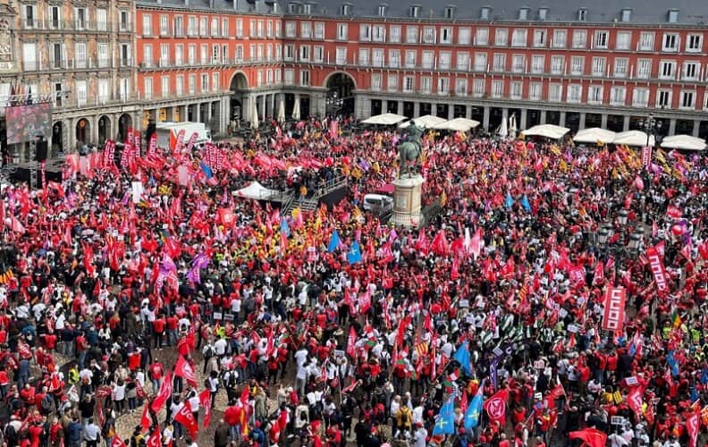  Protesti u Madridu zbog velike inflacije(VIDEO)