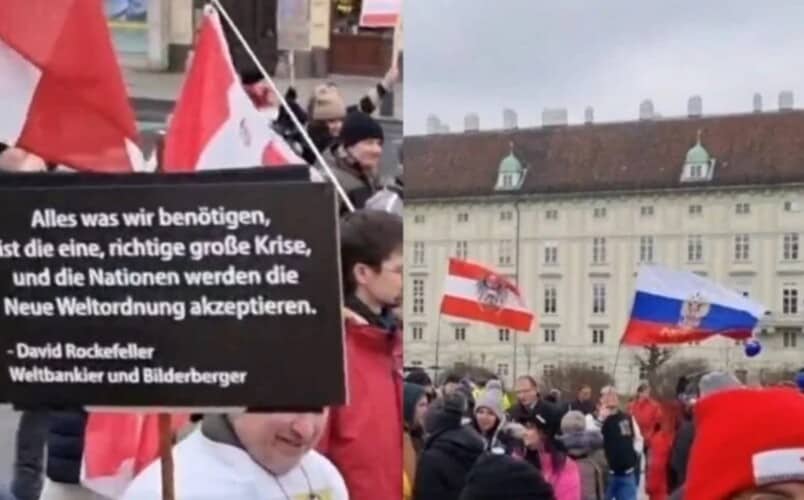  Protest u Beču protiv SANKCIJA RUSIJI