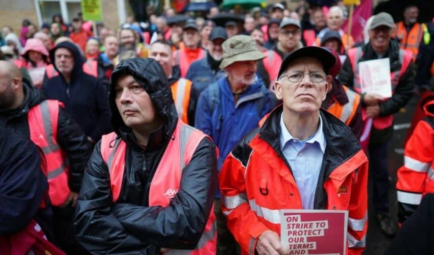  Najavljeni veliki radnički štrajkovi u Britaniji, Riši Sunak preti strožim zakonima