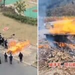 Žele novi korona HAOS! Mediji prenose spaljivanje pokojnika na sred ulice U KINI! (VIDEO)