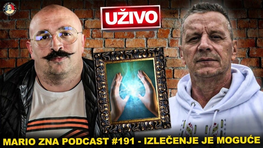 VEČERAS od 20h UŽIVO! Podcast Mario Zna i Slavko Matanović: "Izlečenje je moguće"