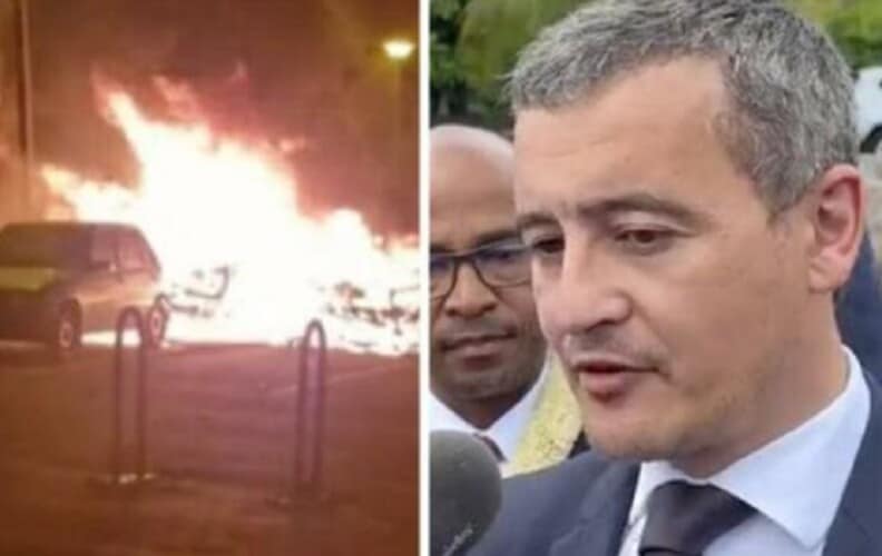  Francuski ministar unutrašnjih poslova ismejan nakon što je rekao da je “samo” 690 automobila zapaljeno u novogodišnjoj noći