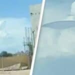 Ljudi na društvenim medijima se uznemirili nakon što su primetili ogroman 'NLO' kako lebdi na nebu