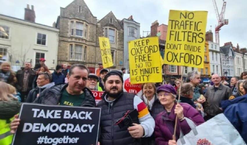  HILJADE demonstranata u Oxfordu na protestu protiv 15-minutnih gradova!