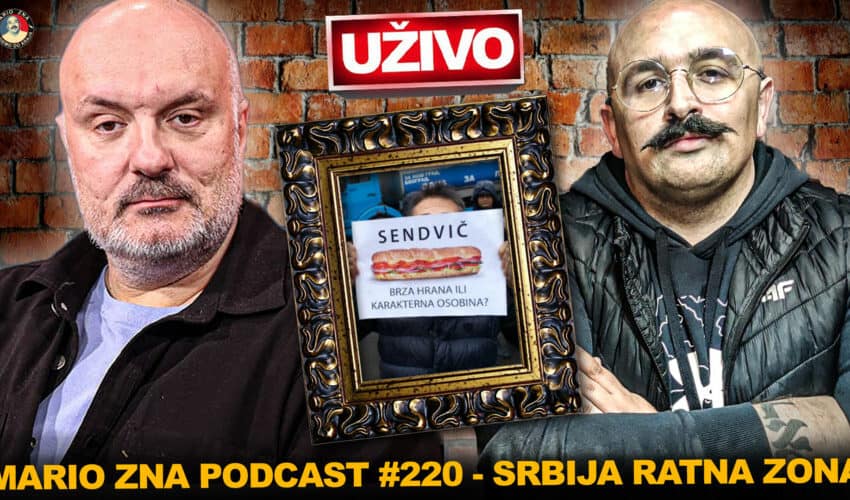  Miodrag Zarković večeras uživo u podcastu Mario ZNA: “Ko nas kleo nije dangubio” (VIDEO/UŽIVO)