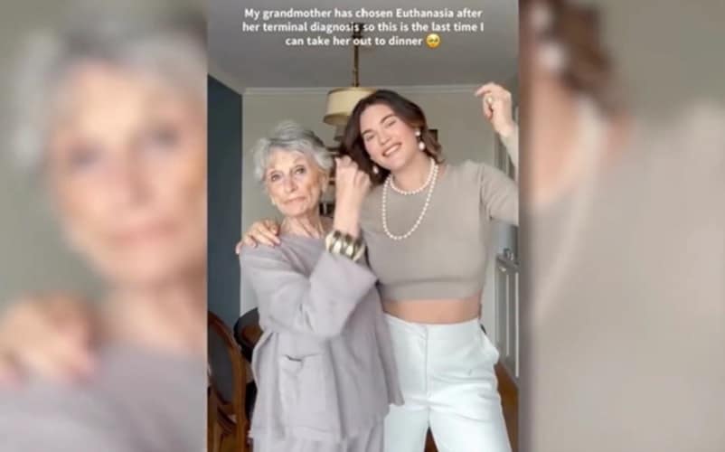  Influenserka na Instagramu snimila „pozitivan“ video o njenoj baki koja je izabrala asistirano samoubistvo