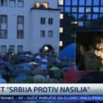 Marinika Tepić preuzela proteste?! N1 predstavio Soroševu opoziciju kao organizatore- Deo demonstranata ispred skupštine