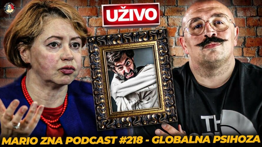 Ludilo na globalnom nivou - UŽIVO - dr Mila Alečković u podcastu Mario Zna (VIDEO)