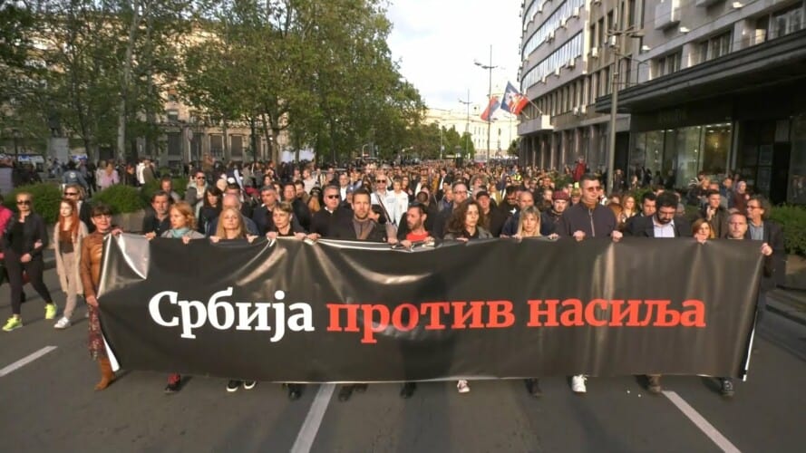 Drugosrbijanci, Hilovi sledbenici i džender ideolozi ovo nije vaš protest: Okupacija kroz protest protiv nasilja kroz 6 slika