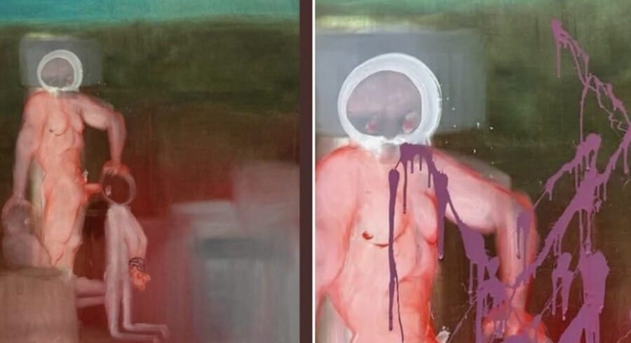 Makron besan nakon što su počinioci oskrnavili "umetnicko delo" koje prikazuje pedofiliju