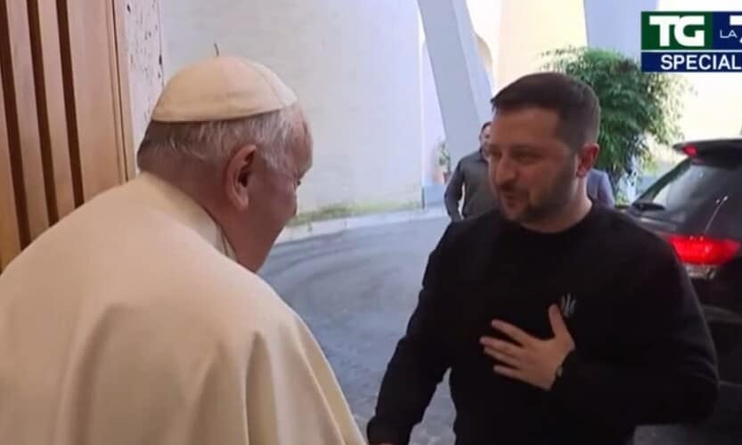  ZELENSKI se sastao sa PAPOM u Vatikanu