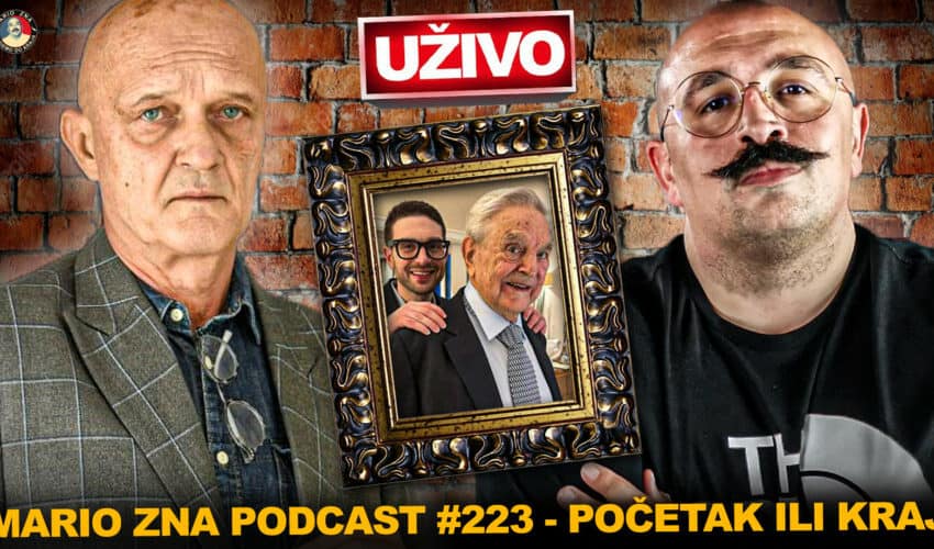  VEČERAS UŽIVO od 20h u podcastu Mario Zna, Dragan Vujičić i sve zabranjene informacije (VIDEO)