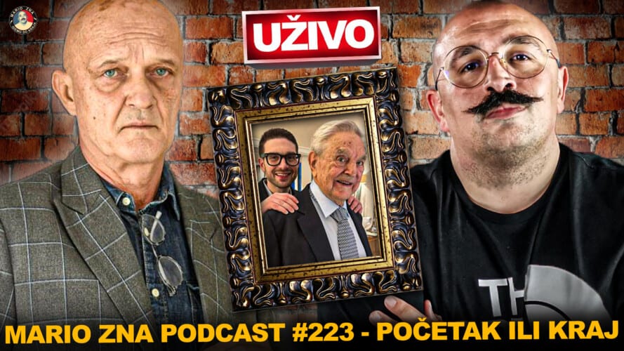 VEČERAS UŽIVO od 20h u podcastu Mario Zna, Dragan Vujičić i sve zabranjene informacije (VIDEO)