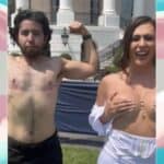 Koje ludilo! GOLIŠAVI TRANVESTITI ispred Bele kuće u proslavi meseca "Ponosa"! Gledaju ih deca i Bajden (VIDEO)