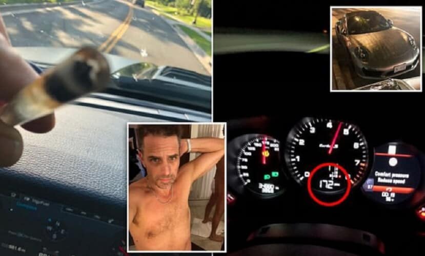  Nove fotografije Bajdenovog sina! Hanter Bajden snimao sebe kako puši KREK i vozi automobil 260km na sat kako bi stigao do prostitutki (FOTO)