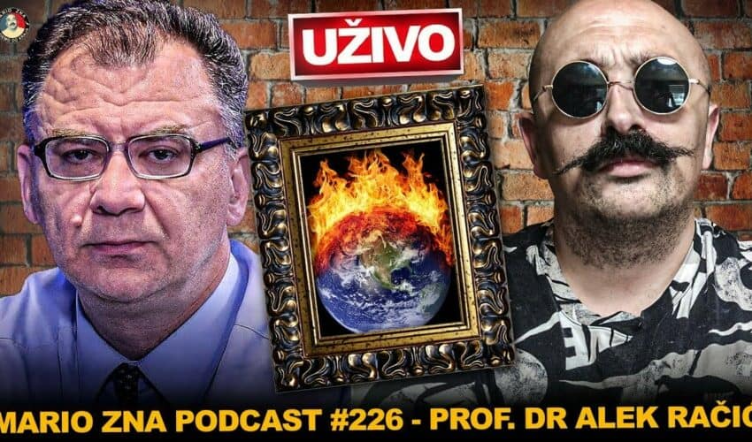  Večeras UŽIVO! Prof. dr Alek Račić u podcastu Mario ZNA (VIDEO)