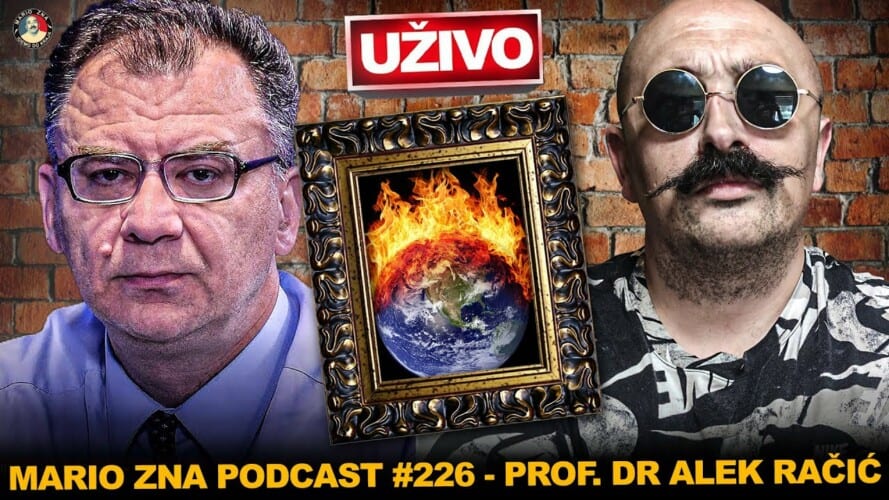 Večeras UŽIVO! Prof. dr Alek Račić u podcastu Mario ZNA (VIDEO)