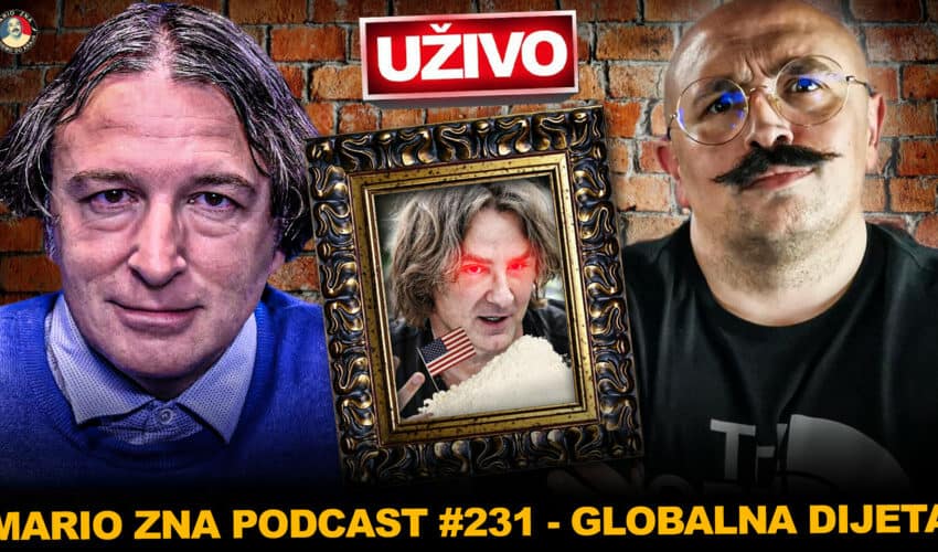  Da li svet ide ka GLOBALNOJ DIJETI?! Nova epizoda podcasta Mario Zna – Predrag Petković stiže u bunker (VIDEO)
