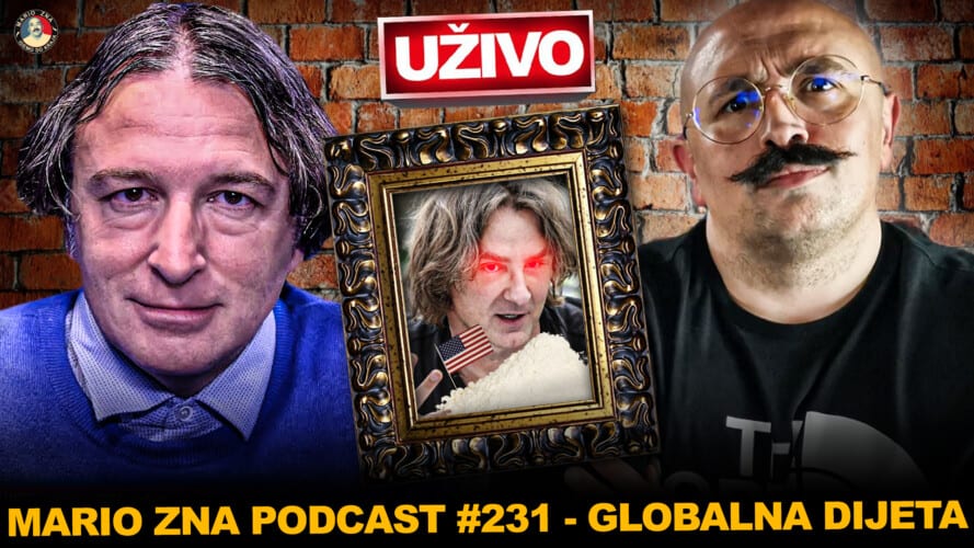 Da li svet ide ka GLOBALNOJ DIJETI?! Nova epizoda podcasta Mario Zna - Predrag Petković stiže u bunker (VIDEO)