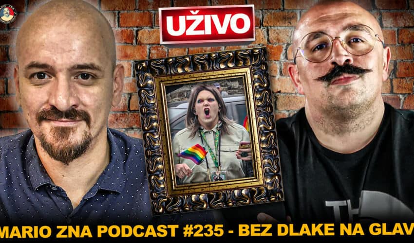  UŽIVO! U Podcast Mario ZNA danas stiže gost iz Zagreba, Filip Slipčević u bunkeru: “Bez dlake na glavi”